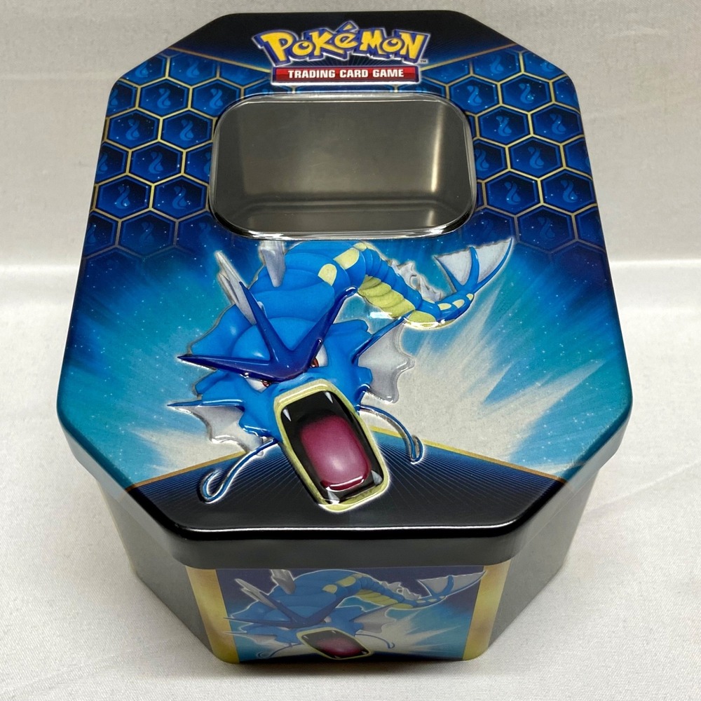 Pokémon Tin 2019 Hidden Fates Gyarados GX Empty TCG Collector Case Only No Cards